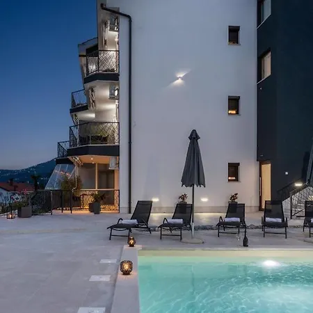 Luxury Apartment Nina With Heated Swimming Pool, Villa Adriatic Icici Exterior photo